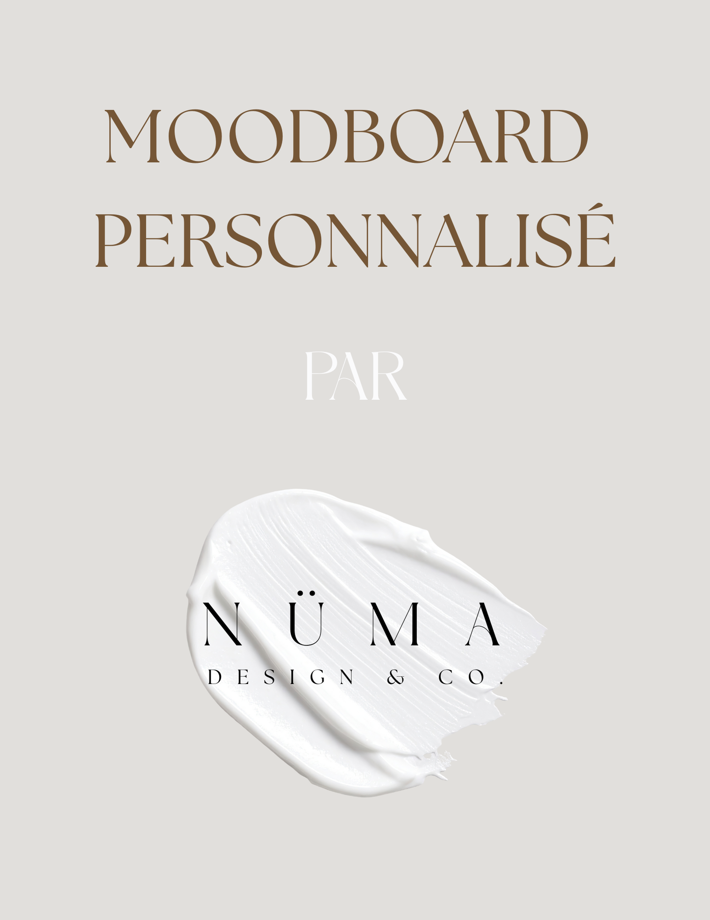 Moodboard / liste d'achat personnalisé